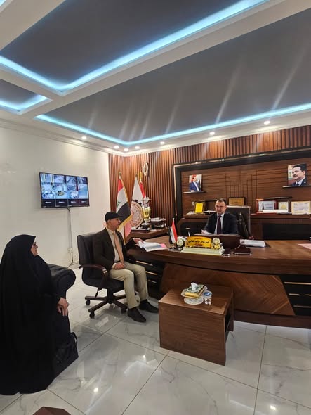 مدير عام النسيج والجلود يلتقي منتسبي الشركة ضمن مقابلات شؤون المواطنين