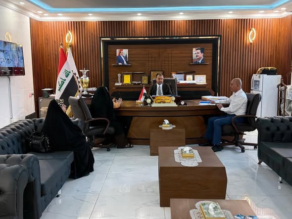 مدير عام النسيج والجلود يلتقي منتسبي الشركة ضمن مقابلات شؤون المواطنين